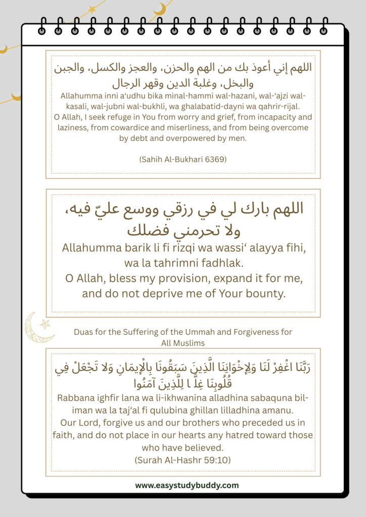 duas for the last ten days of the month of ramadan
