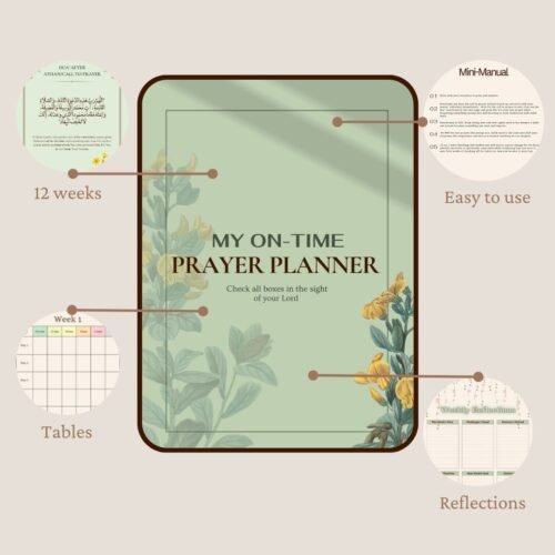 digital product, prayer tracker